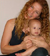 Nicole Terry, Age 44, With Her Baby Dean - Michigan U.S.A